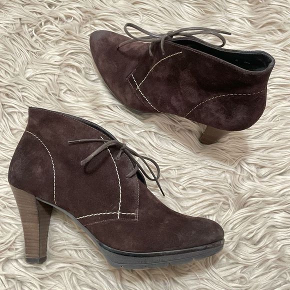 Paul Green Shoes - Paul green heeled leather boots size 6